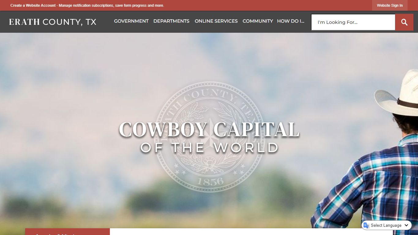 Online Services | Erath County, TX